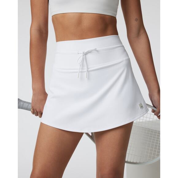 Vuori Daily Skirt Tennis Sport Mini High-Rise White - M - Picture 1 of 6